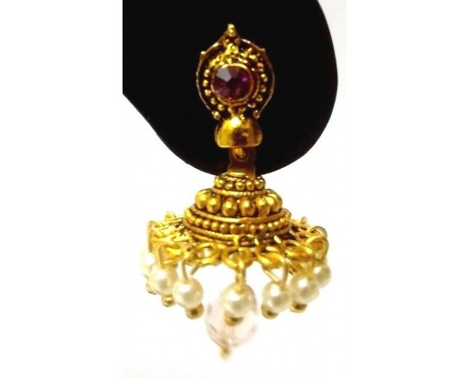 Golden Oxidized Earrings Jhumka Jhumki Bolly Imitation Jewelry Drop Dangle EA119